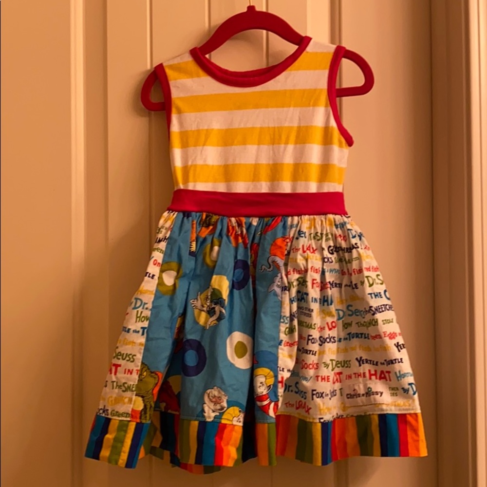 Chris N Missy girl size 3T Dr. Seuss Dress.